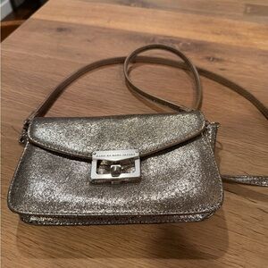 Marc by Marc Jacobs Shiny Platinum Crossbody Bag